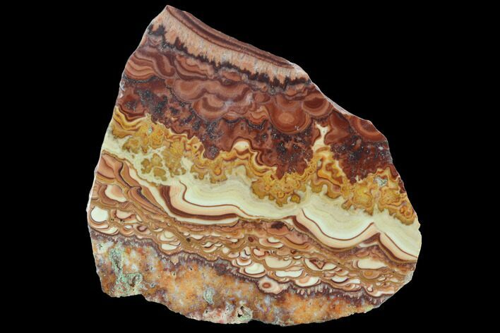 Polished Slab Of Rolling Hills Dolomite - Mexico #93627